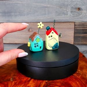Miniature Cottages,Mini pottery houses,Ceramic house,Little houses,Fairy house